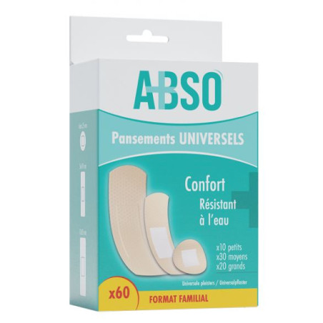 Abso Pansements Universels x 60