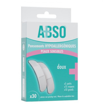 Abso Pansements Hypoallergéniques x 30