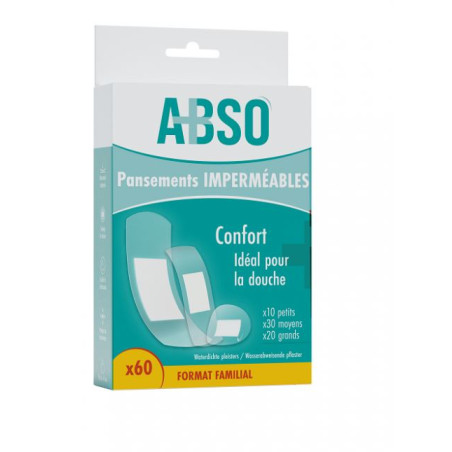 Abso Pansements Imperméables x 60