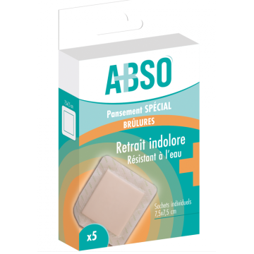 Abso Pansements Spéciaux Brûlures x 5