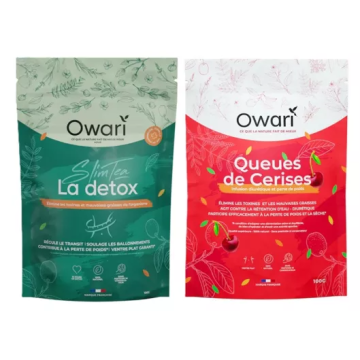 Owari Pack Bien-Être Slim Tea + Queues de Cerise