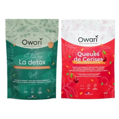 Owari Pack Bien-Être Slim Tea + Queues de Cerise