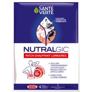 Santé Verte Nutralgic Patch Chauffant Lombaires x 4