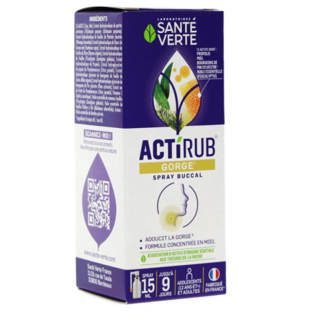 Santé Verte Actirub Spray Buccal 15ml