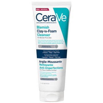 CeraVe Argile-Moussante Nettoyante Anti-imperfections 118ml