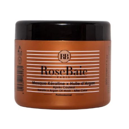 RoseBaie Masque Argan & kératine Cheveux Colorés 500ml