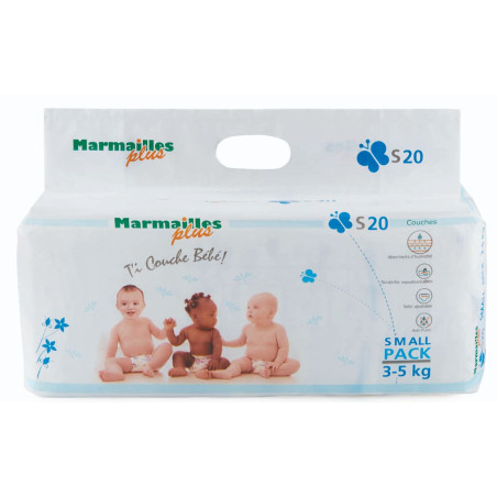 Marmailles Plus S 3 à 5 kg 20 couches