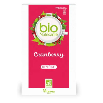 Bio Nutrisanté Infusion Cranberry 20 sachets