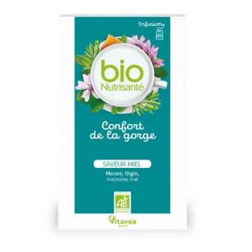 Bio Nutrisanté Infusion Confort de la Gorge 20 sachets