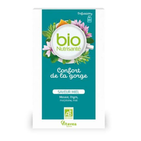 Bio Nutrisanté Infusion Confort de la Gorge 20 sachets