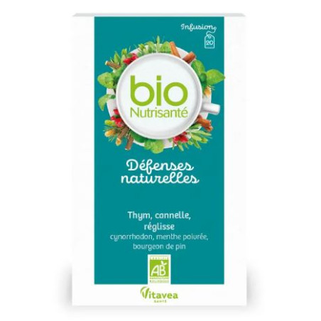 Bio Nutrisanté Infusion Défenses Naturelles 20 sachets