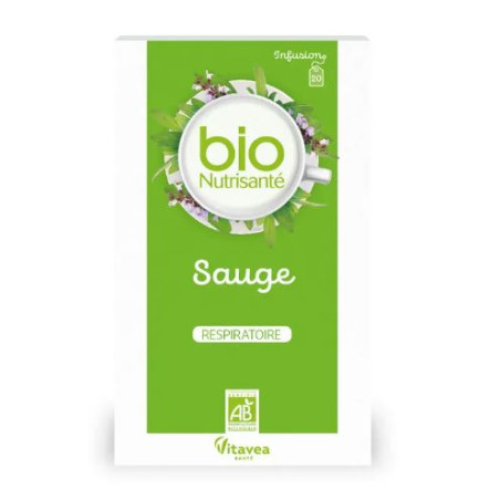 Bio Nutrisanté Infusion Sauge 20 sachets