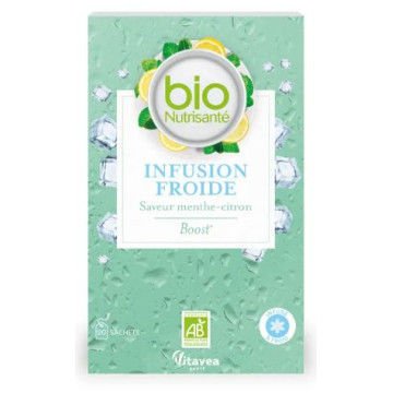 Bio Nutrisanté Infusion Froide Menthe Citron 20 sachets