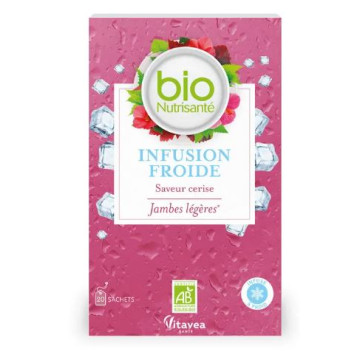 Bio Nutrisanté Infusion Froide Cerise 20 sachets