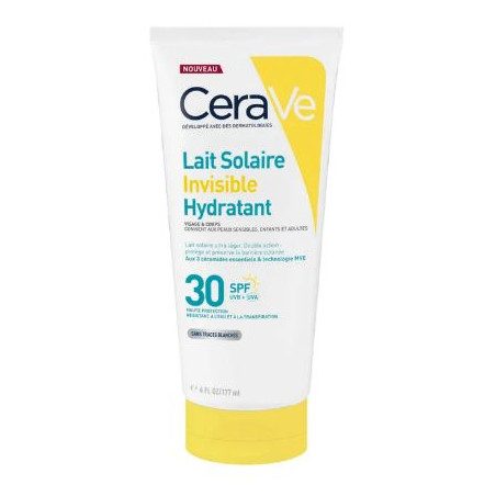 CeraVe Lait Solaire Invisible Hydratant SPF30 177ml