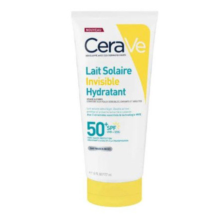 CeraVe Lait Solaire Invisible Hydratant SPF50+ 177ml