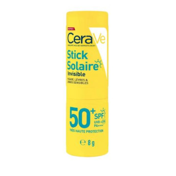 CeraVe Stick Solaire Invisible SPF50+ Haute Protection 8g