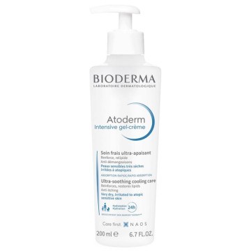Bioderma Atoderm Intensive Gel-Crème Soin Frais Ultra-Apaisant 200ml