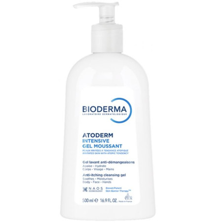Bioderma Atoderm Intensive Gel Moussant Ultra-Apaisant 500ml