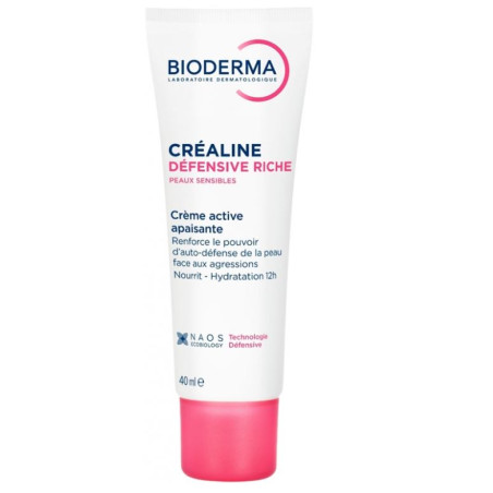 Bioderma Créaline Défensive Riche Crème Active Apaisante 40ml
