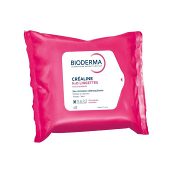 Bioderma Créaline Lingettes Démaquillante 25 unités