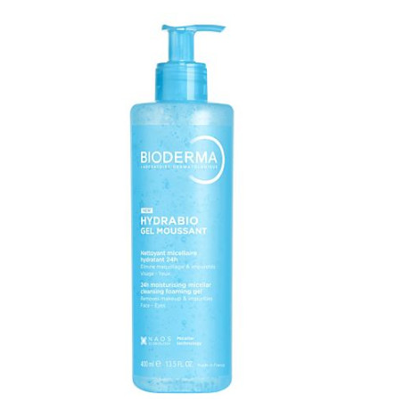 Bioderma Hydrabio Gel Moussant Nettoyant Micellaire Hydratant 400ml