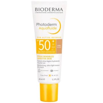 Bioderma Photoderm Aquafluide Sun Active Defense SPF50+ Dorée 40ml