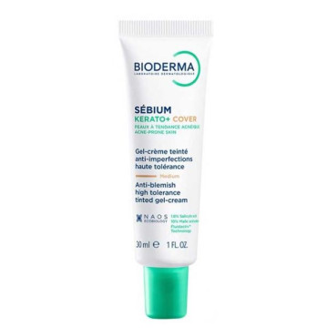 Bioderma Sébium Kérato+ Cover Gel-Crème Teinté Médium 30ml
