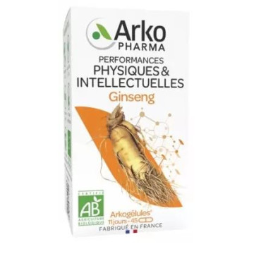 Arkopharma Arkogélules Ginseng 45 gélules