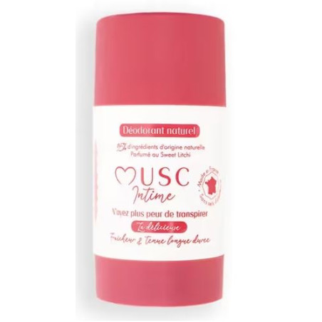 Musc Intime Déodorant Sweet Litchi 50g