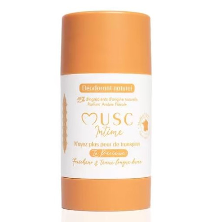 Musc Intime Déodorant Amber Flower 50g