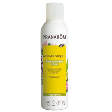 Pranarôm Aromapic Spray Anti-Moustiques Atmosphère et Tissus 150ml