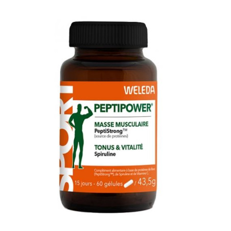 Weleda PeptiPower Masse Musculaire Tonus & Vitalité 60 gélules