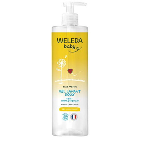 Weleda Baby Gel Lavant Doux 2en1 Sans Parfum 400ml