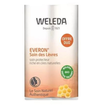 Weleda Soin des Lèvres Everon Lot de 2x4,8g
