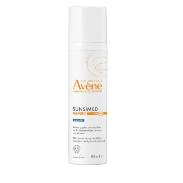 Avène Solaire Sunsimed Pigment SPF50+ UVB UVA Lumière Bleue 80ml