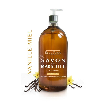 BeauTerra Savon de Marseille Vanille Miel 300ml