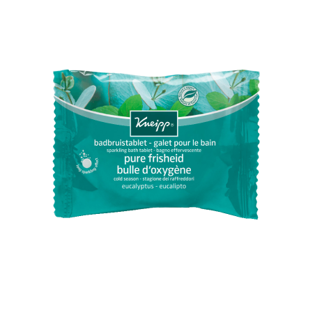Kneipp Bulle d'Oxygène Galet pour le Bain Eucalyptus 1 Galet 80g