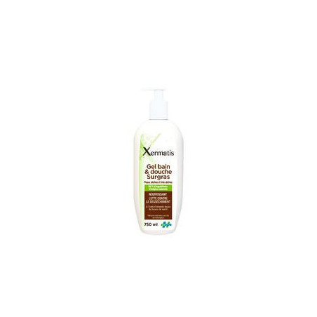 Xermatis Gel Bain et Douche Surgras 750ml