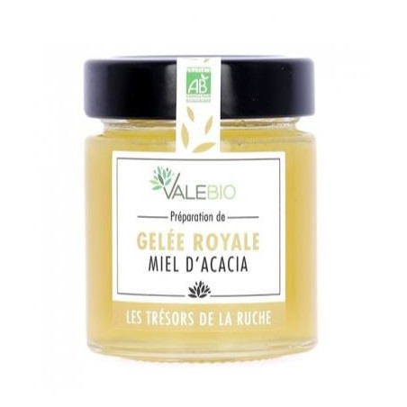 Miel d’acacia et Gelée Royale BIO 170g