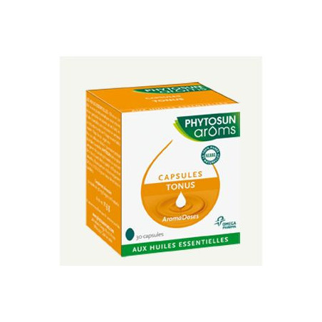 Phytosun Aroms AromaDoses aux Huiles Essentielles Tonus 30 capsules